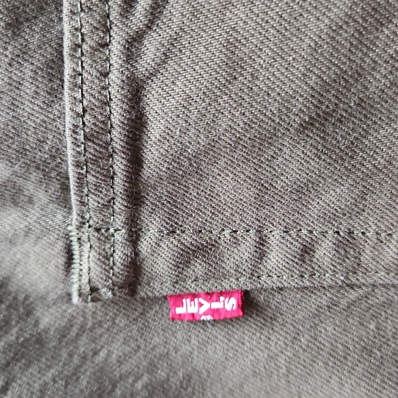 Levi's 501 93 Moss Green Cotton Non Stretch Straight Leg Jeans 36x31 - Picture 7 of 16